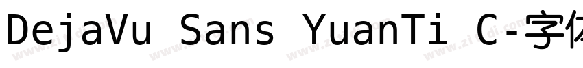 DejaVu Sans YuanTi C字体转换